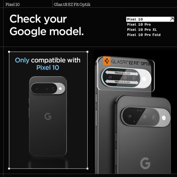 Spigen Glass tR EZ Fit Optik 2 Pack crystal clear - Google Pixel 10 (AGL09661) - Image 5
