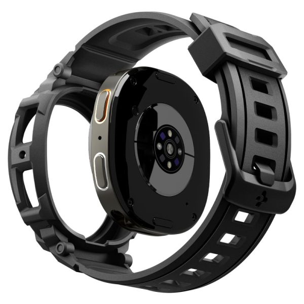 Spigen Rugged Armor Pro Matte Black-Samsung Galaxy Watch 8 44mm (ACS10007) - Image 11