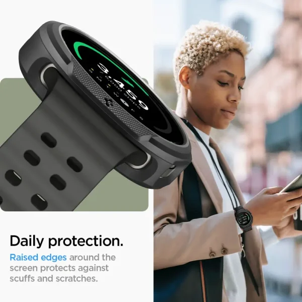 Spigen Liquid Air Matte Black-Samsung Galaxy Watch 8 Classic 46mm (ACS09841) - Image 6