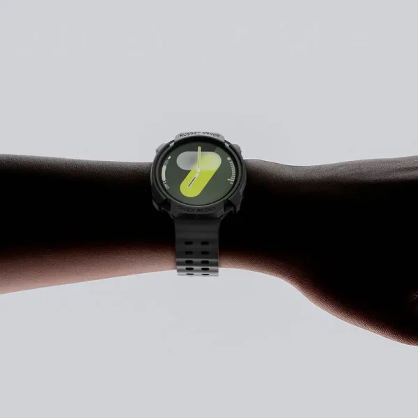 Spigen Rugged Armor Matte Black-Samsung Galaxy Watch 8 44mm (ACS10006) - Image 2