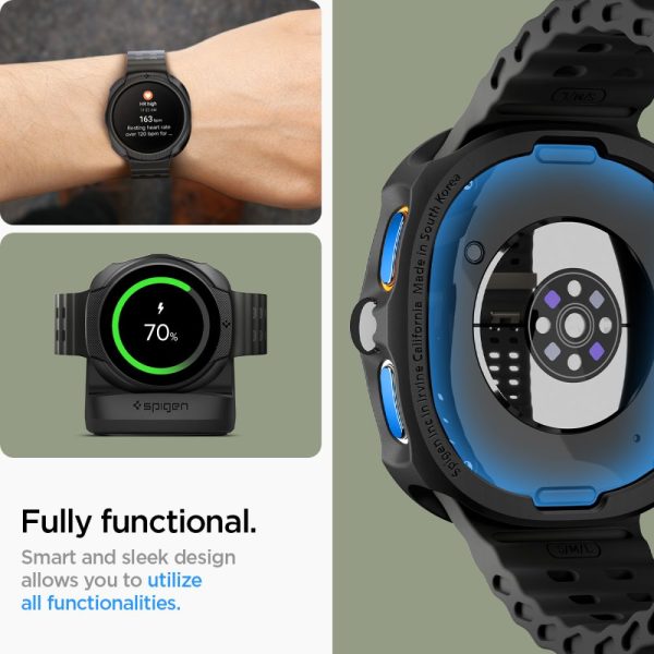 Spigen Liquid Air Matte Black-Samsung Galaxy Watch 8 40mm (ACS09840) - Image 12