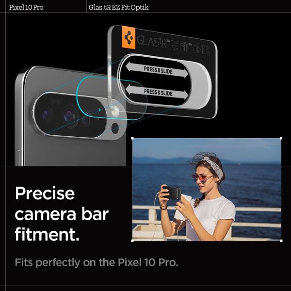 Spigen Glass tR EZ Fit Optik 2 Pack crystal clear - Google Pixel 10 Pro (AGL09662) - Image 8