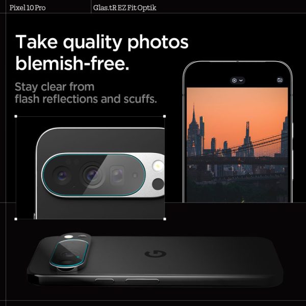 Spigen Glass tR EZ Fit Optik 2 Pack crystal clear - Google Pixel 10 Pro (AGL09662) - Image 4