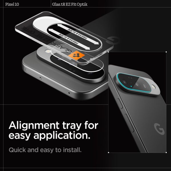 Spigen Glass tR EZ Fit Optik 2 Pack crystal clear - Google Pixel 10 (AGL09661) - Image 4