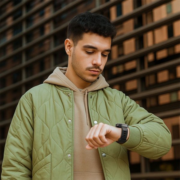 Spigen Rugged Armor Pro Matte Black-Samsung Galaxy Watch 8 44mm (ACS10007) - Image 15
