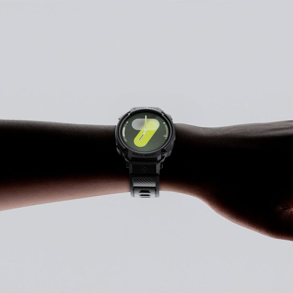 Spigen Rugged Armor Pro Matte Black-Samsung Galaxy Watch 8 44mm (ACS10007) - Image 16