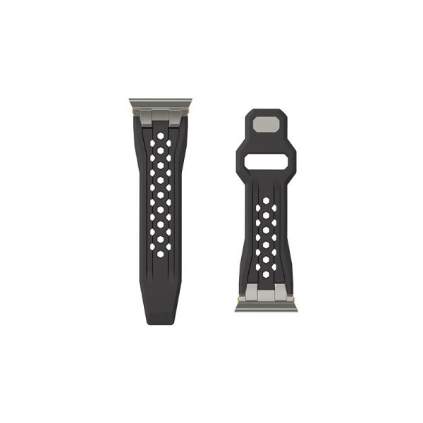 UAG Monarch Strap black/titanium-Apple Watch 44/45/46/49mm (194158114036) - Image 7