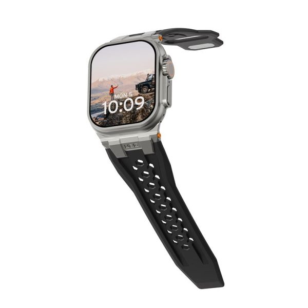 UAG Monarch Strap black/titanium-Apple Watch 44/45/46/49mm (194158114036) - Image 8