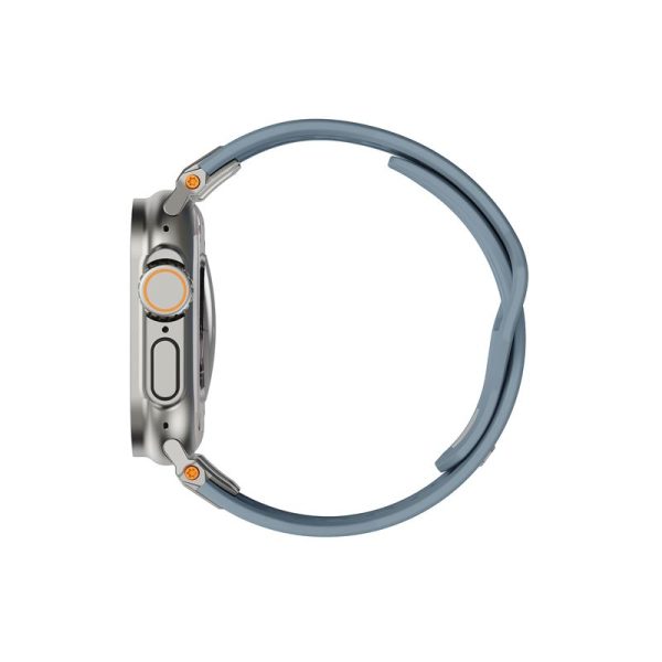 UAG Monarch Strap cloud blue/titanium-Apple Watch 44/45/46/49mm (194158114136) - Image 3