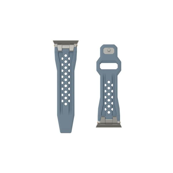 UAG Monarch Strap cloud blue/titanium-Apple Watch 44/45/46/49mm (194158114136) - Image 6