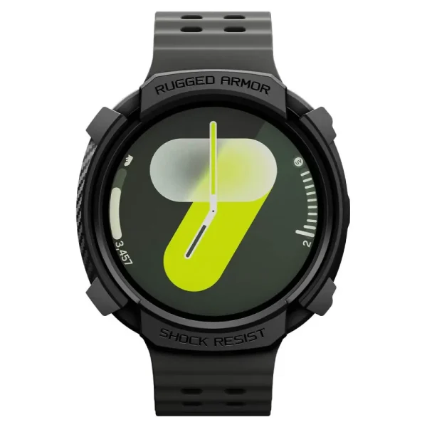Spigen Rugged Armor Matte Black-Samsung Galaxy Watch 8 44mm (ACS10006) - Image 9