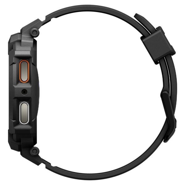Spigen Rugged Armor Pro Matte Black-Samsung Galaxy Watch 8 44mm (ACS10007) - Image 4