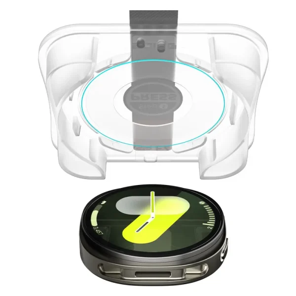 Spigen Glass tR EZ Fit 2 Pack Transparency-Samsung Galaxy Watch 8 44mm (AGL09876) - Image 2