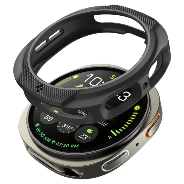 Spigen Liquid Air matte Black-Samsung Galaxy Watch 8 44mm (ACS09839) - Image 7