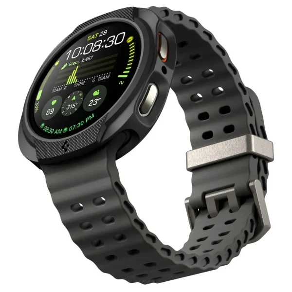 Spigen Liquid Air matte Black-Samsung Galaxy Watch 8 44mm (ACS09839) - Image 8