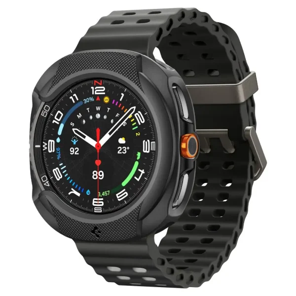 Spigen Liquid Air Matte Black-Samsung Galaxy Watch 8 Classic 46mm (ACS09841) - Image 9
