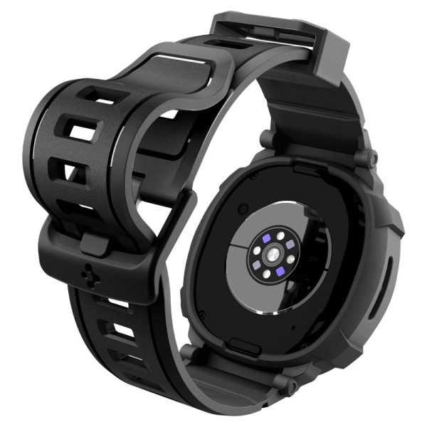 Spigen Rugged Armor Pro Matte Black-Samsung Galaxy Watch 8 44mm (ACS10007) - Image 9