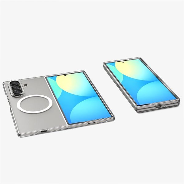 Spigen Air Skin MagSafe Clear White - Samsung Galaxy Z Fold 7 (ACS09545) - Image 16