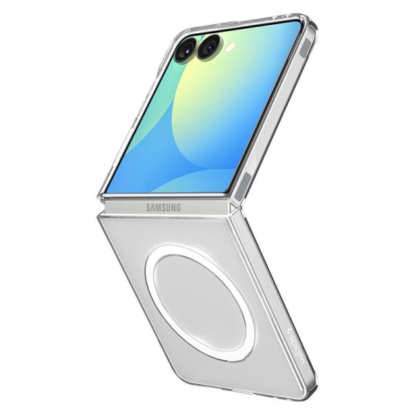Spigen Air Skin MagSafe Clear White - Samsung Galaxy Z Flip 7 (ACS09556) - Image 16