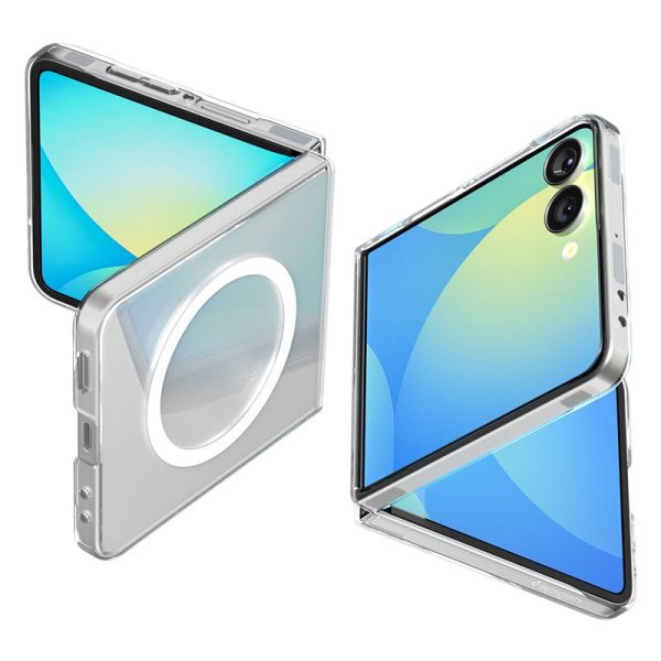 Spigen Air Skin MagSafe Clear White - Samsung Galaxy Z Flip 7 (ACS09556) - Image 17