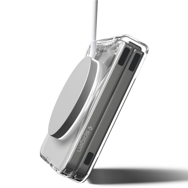 Spigen Ultra Hybrid Pro MagSafe clear white - Samsung Galaxy Z Flip 7 (ACS09559) - Image 8