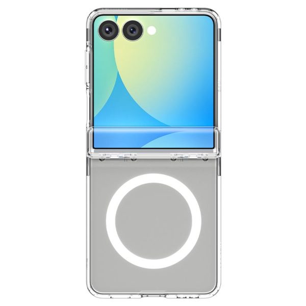 Spigen Ultra Hybrid Pro MagSafe clear white - Samsung Galaxy Z Flip 7 (ACS09559) - Image 13
