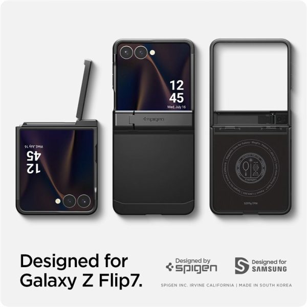 Spigen Tough Armor Pro MagSafe Black - Samsung Galaxy Z Flip 7 (ACS09561) - Image 11