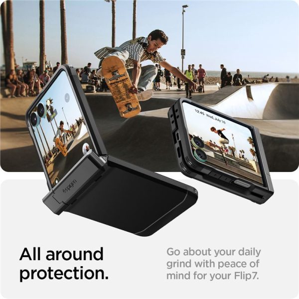 Spigen Tough Armor Pro MagSafe Black - Samsung Galaxy Z Flip 7 (ACS09561) - Image 13
