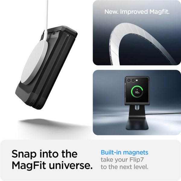 Spigen Tough Armor Pro MagSafe Black - Samsung Galaxy Z Flip 7 (ACS09561) - Image 14