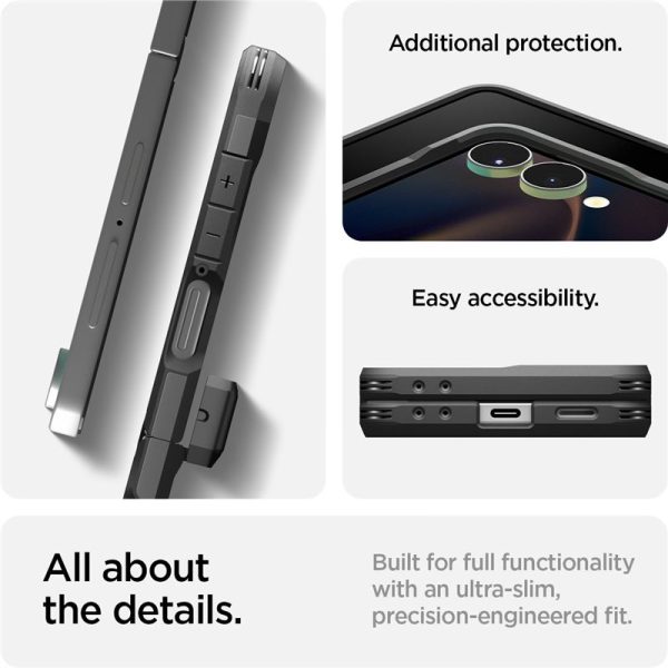 Spigen Tough Armor Pro MagSafe Black - Samsung Galaxy Z Flip 7 (ACS09561) - Image 17