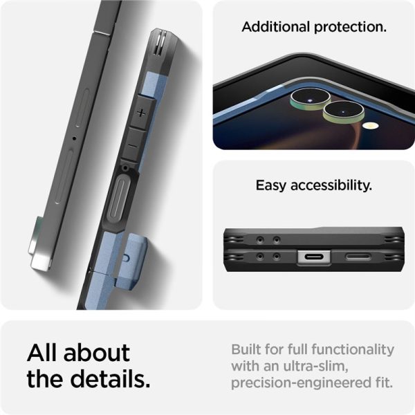 Spigen Tough Armor Pro MagSafe Sierra Blue - Samsung Galaxy Z Flip 7 (ACS09562) - Image 17