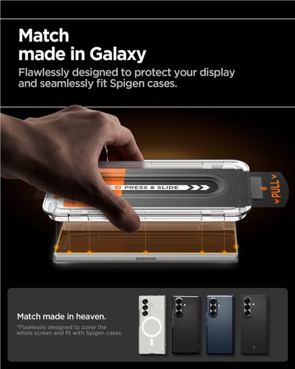 Spigen Glass tR EZ Fit Pro HD 2 Pack Transparency - Samsung Galaxy Z Fold 7 (AGL09579) - Image 11