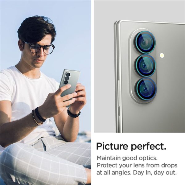 Spigen Glass tR EZ Fit Optik Pro HD 2 Pack Black - Samsung Galaxy Z Fold 7 (AGL09581) - Image 10