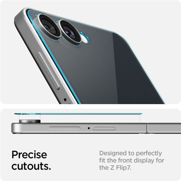 Spigen Glass tR EZ Fit HD 1 Pack Transparency - Samsung Galaxy Z Flip 7 (AGL09586) - Image 5