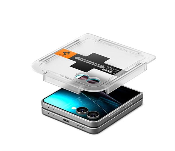 Spigen Glass tR EZ Fit HD 1 Pack Transparency - Samsung Galaxy Z Flip 7 (AGL09586) - Image 14