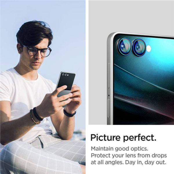 Spigen Glass tR EZ Fit Optik Pro HD 2 Pack Black - Samsung Galaxy Z Flip 7 (AGL09587) - Image 11