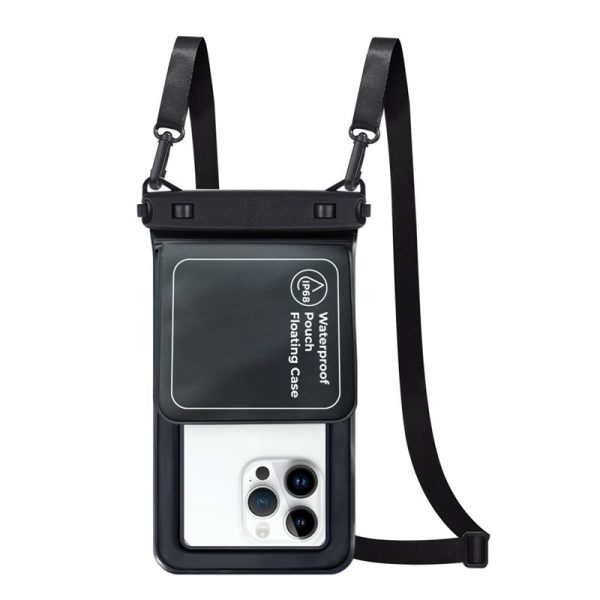 Mobile Origin Waterproof Floating Case with Small Pouch  6,8" - Black/White (DBXL-BLK-WHT02) - Image 5