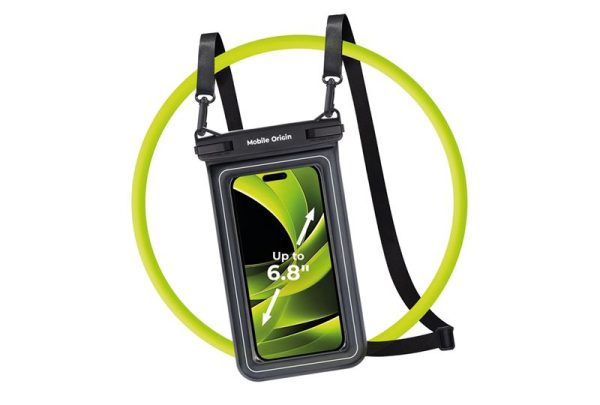 Mobile Origin Waterproof Floating Case with Small Pouch  6,8" - Black/White (DBXL-BLK-WHT02) - Image 7