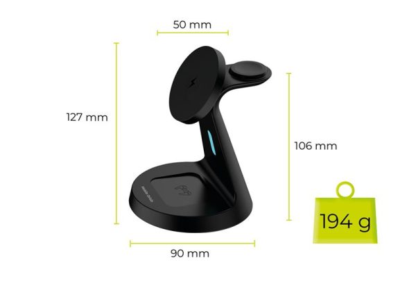 Mobile Origin 3in1 Wireless Magnetic Stand PW9 (MO-31WMS-PW9) - Image 11