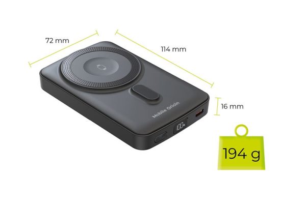 Mobile Origin Wireless Magnetic PowerBank10000mAh  PB9 (MO-WMP-PB9) - Image 4