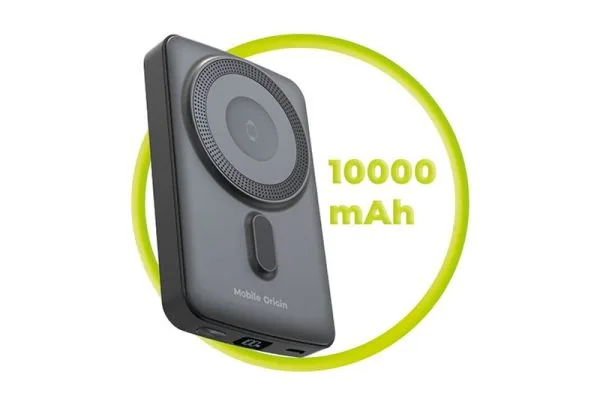 Mobile Origin Wireless Magnetic PowerBank 10000mAh PB9 με MagSafe & Apple Watch Charger – Black (MO-WMP-PB9) - Image 13