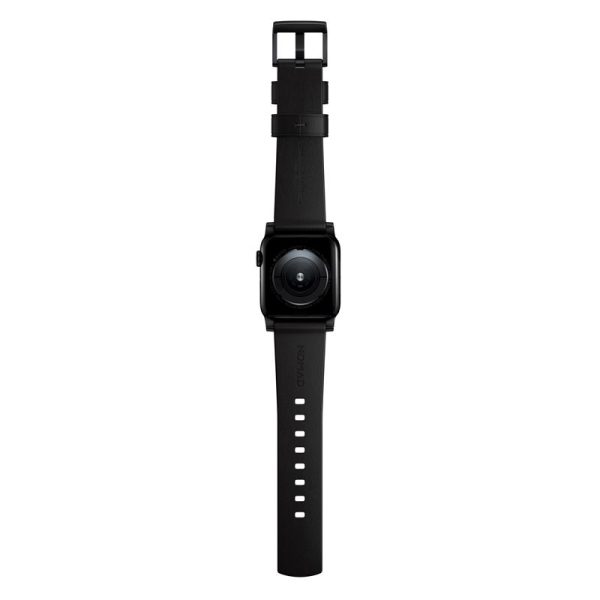 Nomad Modern Band - black leather black hardware-Apple Watch 46mm/49mm (NM01198185) - Image 5
