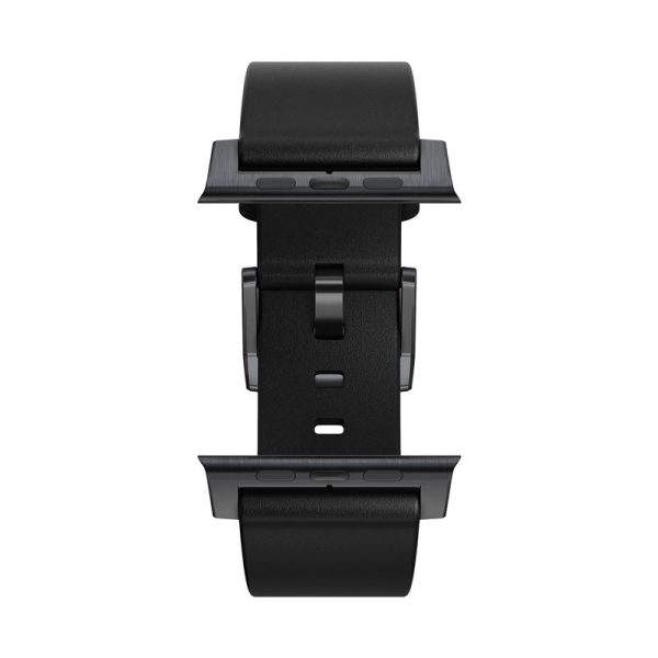 Nomad Modern Band - black leather black hardware-Apple Watch 46mm/49mm (NM01198185) - Image 7