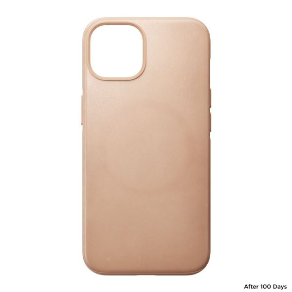 Nomad Modern Leather MagSafe Case natural - iPhone 14 (NM01229285) - Image 3