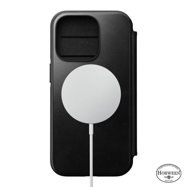 Nomad Leather MagSafe Folio black - iPhone 14 Pro (NM01231585) - Image 4