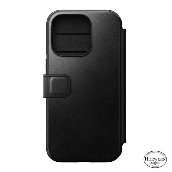 Nomad Leather MagSafe Folio black - iPhone 14 Pro (NM01231585) - Image 5
