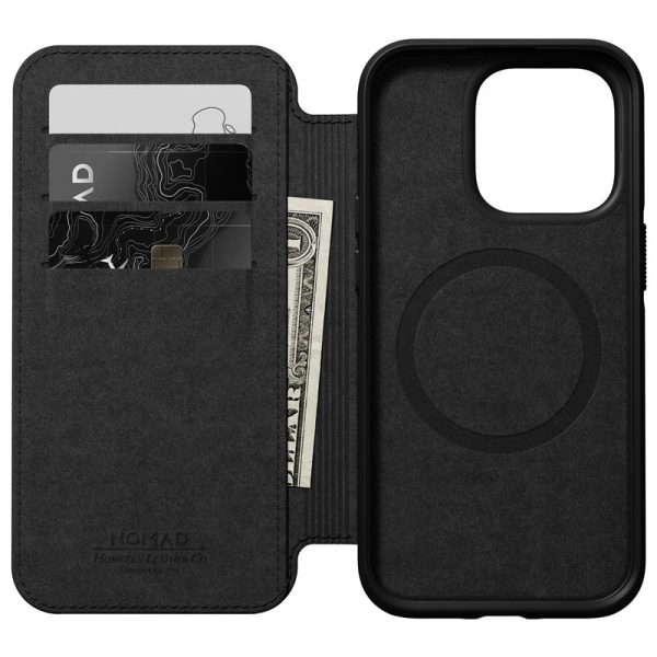 Nomad Leather MagSafe Folio black - iPhone 14 Pro (NM01231585) - Image 10
