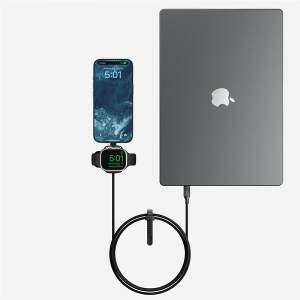 Nomad Universal Cable for Apple Watch 1.5m carbide (NM014780858) - Image 4