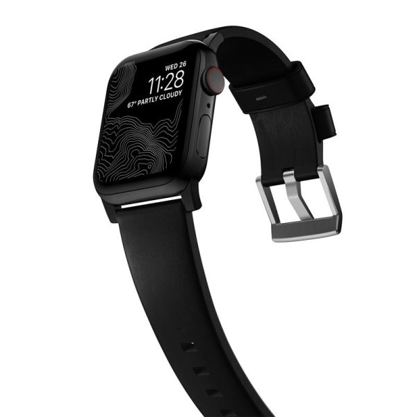 Nomad Modern Band - brown leather black hardware-Apple Watch 41mm/42mm (NM01993285) - Image 4