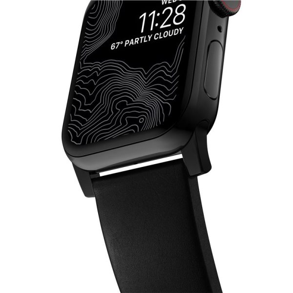 Nomad Modern Band - brown leather black hardware-Apple Watch 41mm/42mm (NM01993285) - Image 5